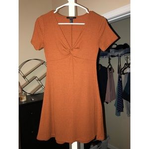 Forever 21 ribbed short sleeve dress